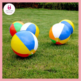AHH.YOHH  (1 PCS) ลูกบอล บอลยาง ลูกบอลเป่าลม ลูกฟุตบอลชายหาด ลูกบอลเด็ก ขนาด 26 ซม.ลูกฟุตบอลพีวีซีเป่าลม บอลกีฬา ของเล่น