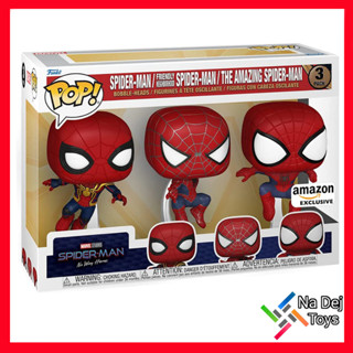 Funko Pop Spider-man No way Home Spider-man 3-Packs ฟันโกะ ป๊อป สไปเดอร์แมน โน เวย์ โฮม 3-แพค ฟิกเกอร์