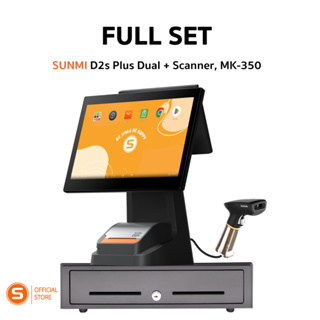 SUNMI D2splus Dual Pro SET 2หน้าจอ พร้อมโปรแกรมขายPOSใช้งานฟรีไม่มีรายเดือนประกันศูนย์บริการ1ปี 📌📌สินค้าพร้อมจัดส่ง