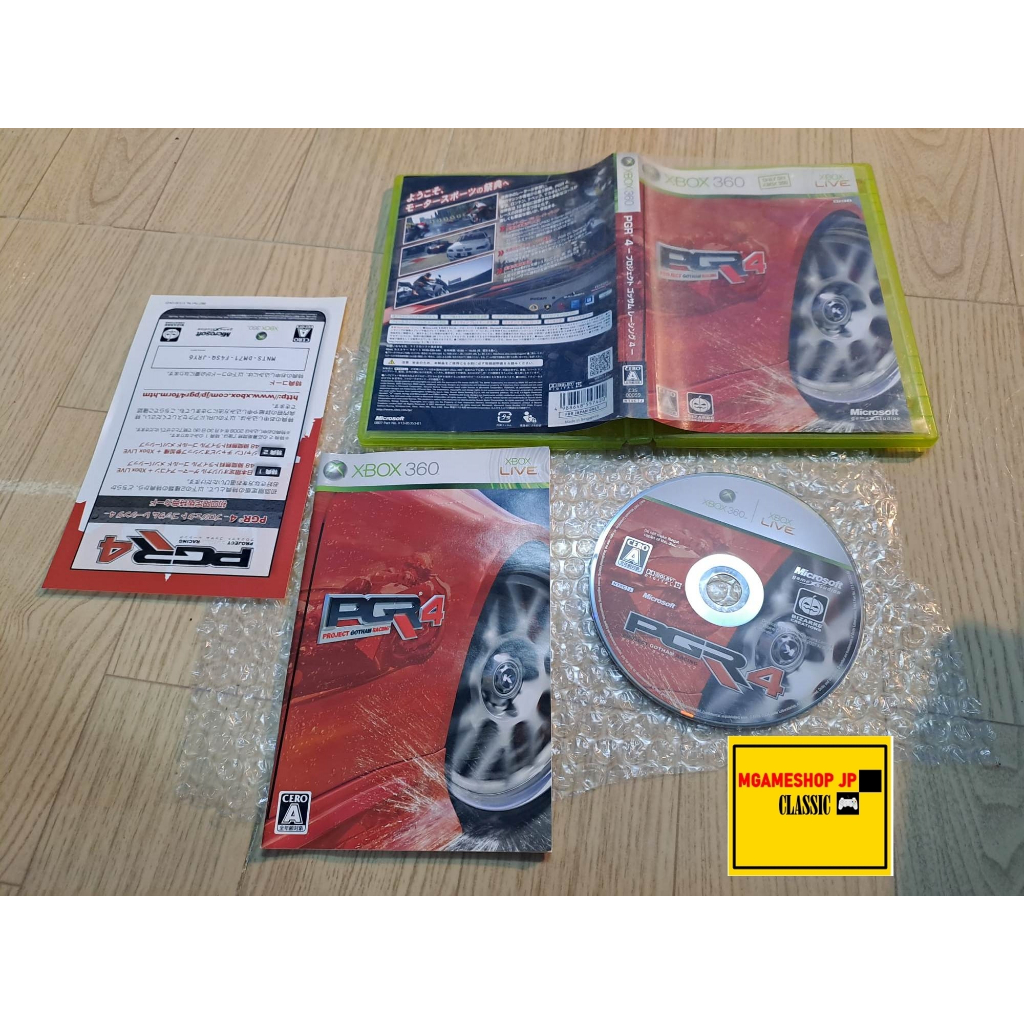 แผ่นเกมส์ XBOX 360 (แท้ JAPAN 100 %) Project Gotham Racing 4 C3S-00059 ...