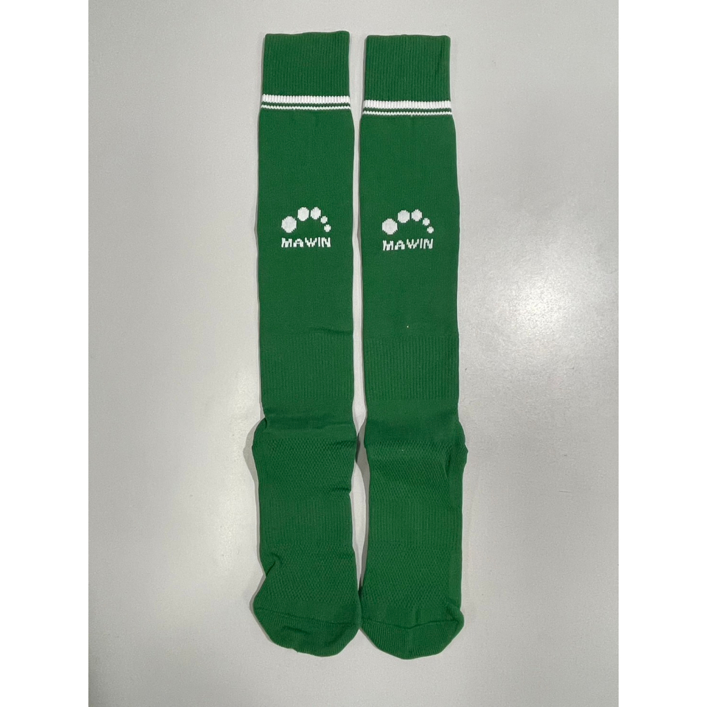 ภาพหน้าปกสินค้าถุงเท้าฟุตบอลสีเขียว มาวิน ผู้ใหญ่ (41M06)