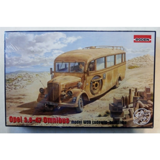 โมเดลประกอบ RODEN 1/35 RO808 OPEL 3.6-47 OMNIBUS MODEL W39 LUDEWIG-BUILT, LATE