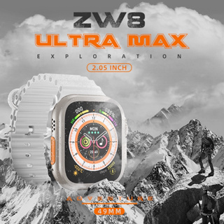 FONKEN สมาร์ทวอทช์ ZW8 Ultra Max  New Smart Watch รองรับภาษาไทย นาฬิกาสมาร์ทวอทช์ สัมผัสได้เต็มจอ Smartwatch ZW8ultramax