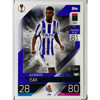 Alexander Isak การ์ดนักฟุตบอล 2223 การ์ดสะสม Real sociedad de futbol การ์ดนักเตะ เรอัลโซเซียดัด โซไซดัด