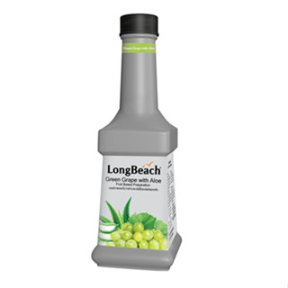 LongBeach Green Grape with Aloe Puree ลองบีชเพียวเร่องุ่นเขียวผสมเนื้อว่านหางจระเข้ 900ml.