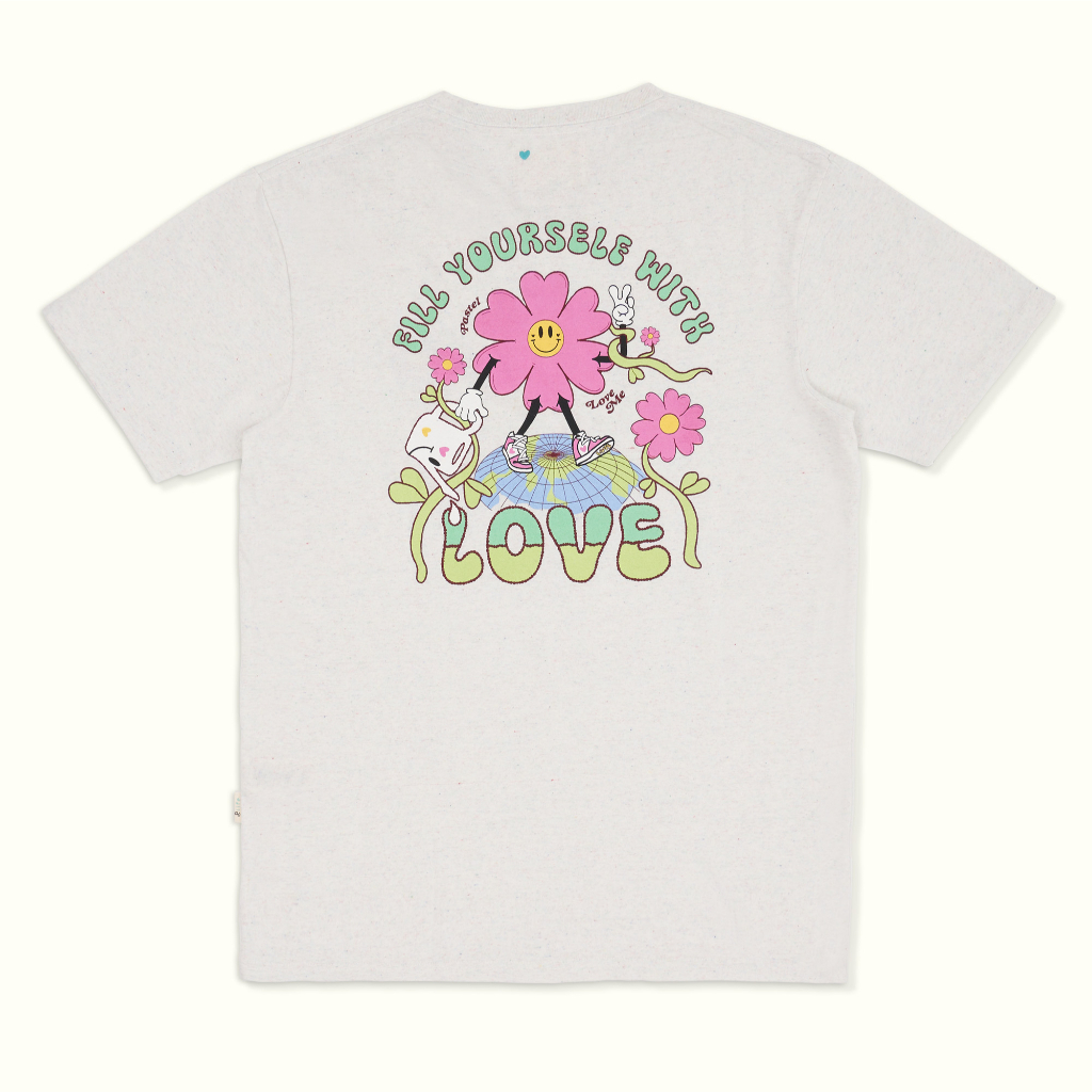 Pastel Life เสื้อยืดลาย Fill Your Self with Love (M) Shopee Thailand
