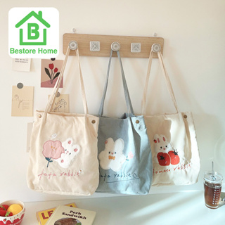 BestoreHome กระเป๋าสะพาย แฟชั่น สไตล์เกาหลี ไม่มีซิป กระดุมแปะ สายยาว