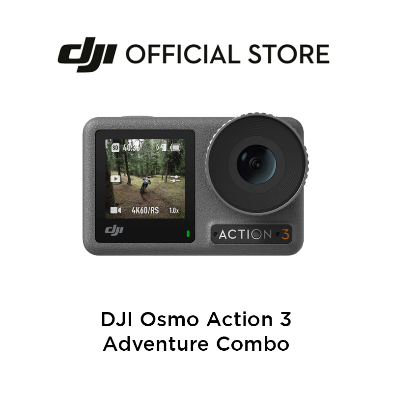 dji-osmo-action-3-adventure-standard-combo-กล้องถ่ายใต้น้ำ-กันน้ำได้-16-ม-ถ่ายภาพความละเอียด-12mp