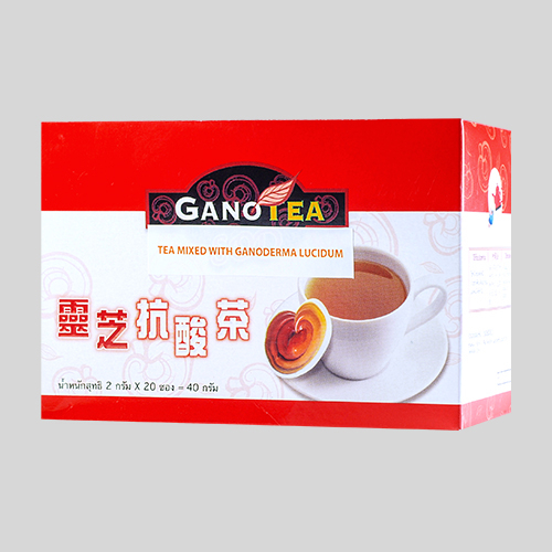 ชากาโน ผสมเห็ดหลินจือ GANO TEA MIXED WITH GANODERMA LUCIDUM ชารอยบอส ชา ...