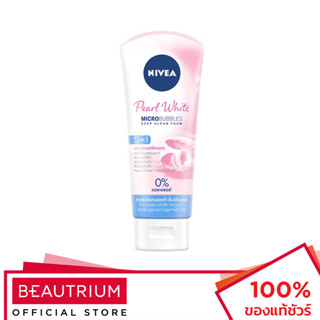 NIVEA Pearl White Foam ผลิตภัณฑ์ทำความสะอาดผิวหน้า 100g