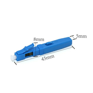 หัวไฟเบอร์ออฟติก LC /UPC FAST CONNECTOR หัวต่อไฟเบอร์ออฟติก หัวlc/upc  lc/apc fiber Single mode แพ็ค 10 หัว