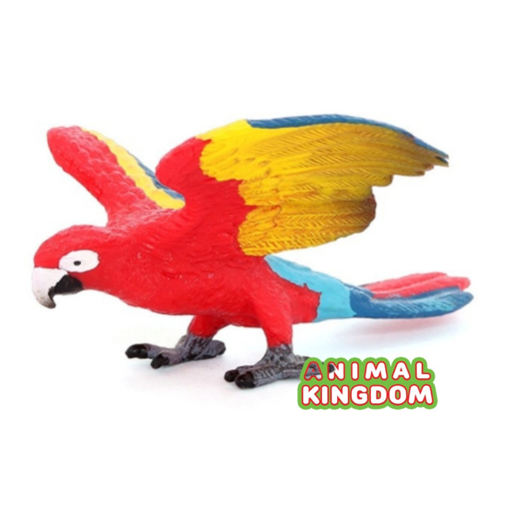 animal-kingdom-โมเดลสัตว์-นกแก้ว-แดง-ขนาด-9-50-cm-จากสงขลา