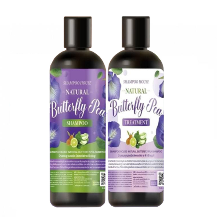 ภาพหน้าปกสินค้า(1 แถม 1 ) แชมพูคุณศรี แชมพูอัญชัน+ทรีตเมนท์ : KhunSri Butterfly Pea Herbal Shampoo + Treatment 300 ml. จากร้าน bella_colla_by_wora บน Shopee