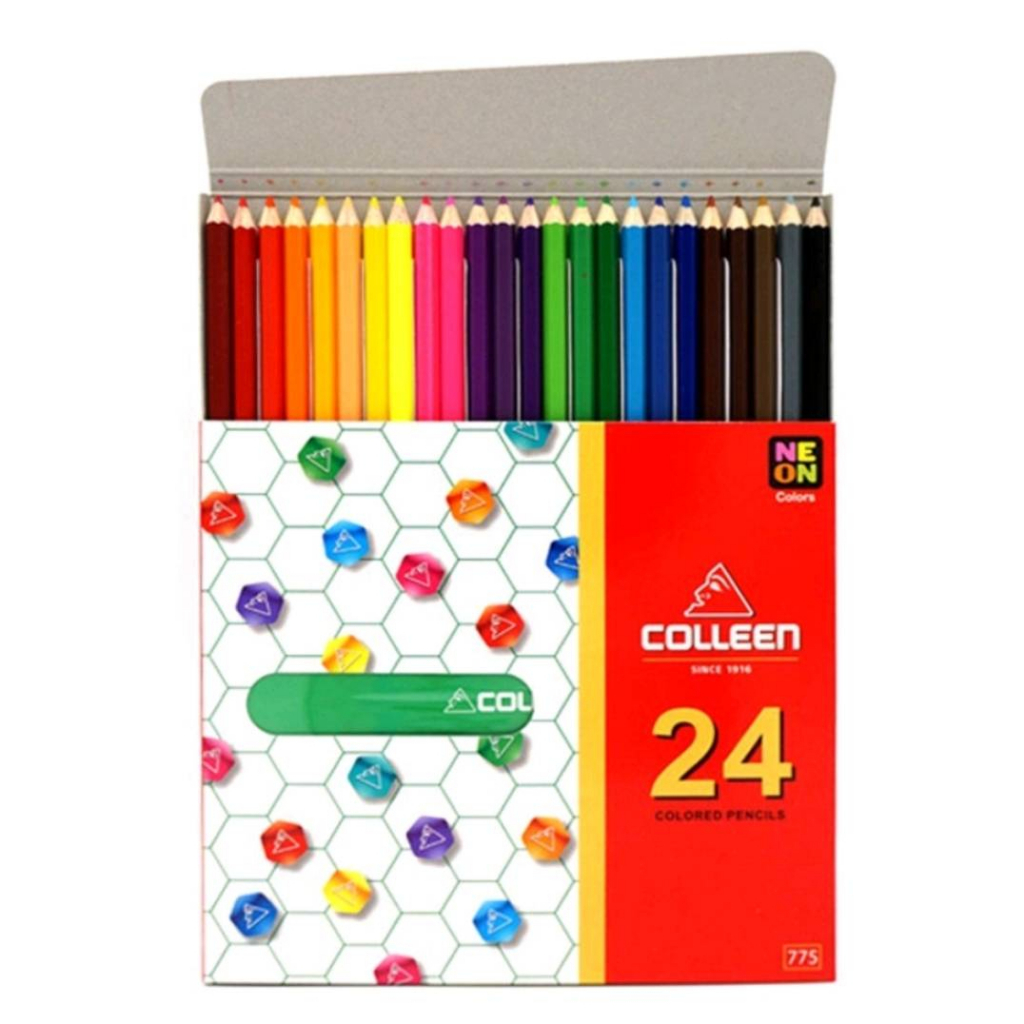 ลด10-โค้ด-10ddxnovw2-ดินสอสี-สีไม้-คอลลีน-colleen-color-pencil-24-สี-36-สี-48สี-60สี
