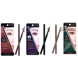 ภาพขนาดย่อของภาพหน้าปกสินค้าBROWIT สมูทแอนด์สลิม อินเนอร์ อายไลน์เนอร์ SMOOTH AND SLIM INNER EYELINER 0.1G จากร้าน tonyfang1964 บน Shopee