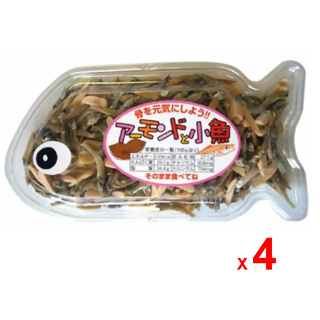 OKABE SETOUCHI โอกาเบะ เซโตอุชิ ถั่วอัลมอนด์ ผสมปลาซาร์ดีนญี่ปุ่นโคซากานะปรุงรส และเมล็ดงา ผลิตในประเทศญี่ปุ่น ชุดละ 4 ก