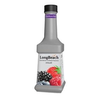 LongBeach Mixed Berries Puree ลองบีชเพียวเร่มิกซ์เบอร์รี่ 900ml.