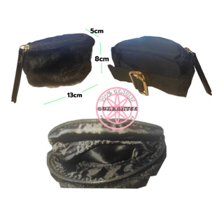 กระเป๋าใส่เหรียญ สวมข้อมือ สวมแขน SHU UEMURA Black Fluffy Arm Coin Purse