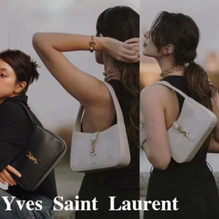 แซงต์โลรองต์  Saint Laurent  ysl  LE 5 À 7 Smooth Leather Hobo Bag/กระเป๋าสตรี/กระเป๋าสะพายไหล่/กระเป๋าเกี๊ยว