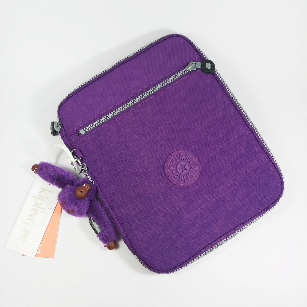 kipling-กระเป๋าใส่-i-pad-สี-bright-purple-ของใหม่-ของแท้100