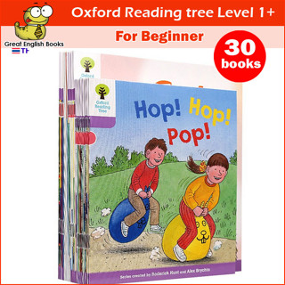 (ใช้โค้ดรับcoinคืน10%ได้) พร้อมส่ง หนังสือหัดอ่านภาษาอังกฤษ Oxford Reading tree Level 1+ จำนวน 30 เล่ม