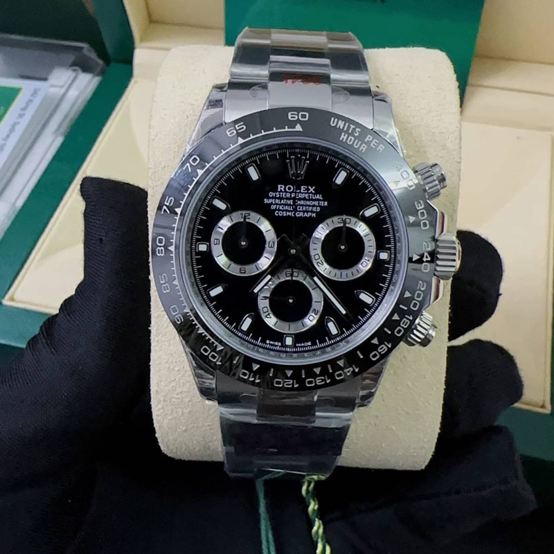 นาฬิกา-rolex-daytona-swiss-งานรอง-โรงงาน-clean-งานใส่สลับแท้ครับ