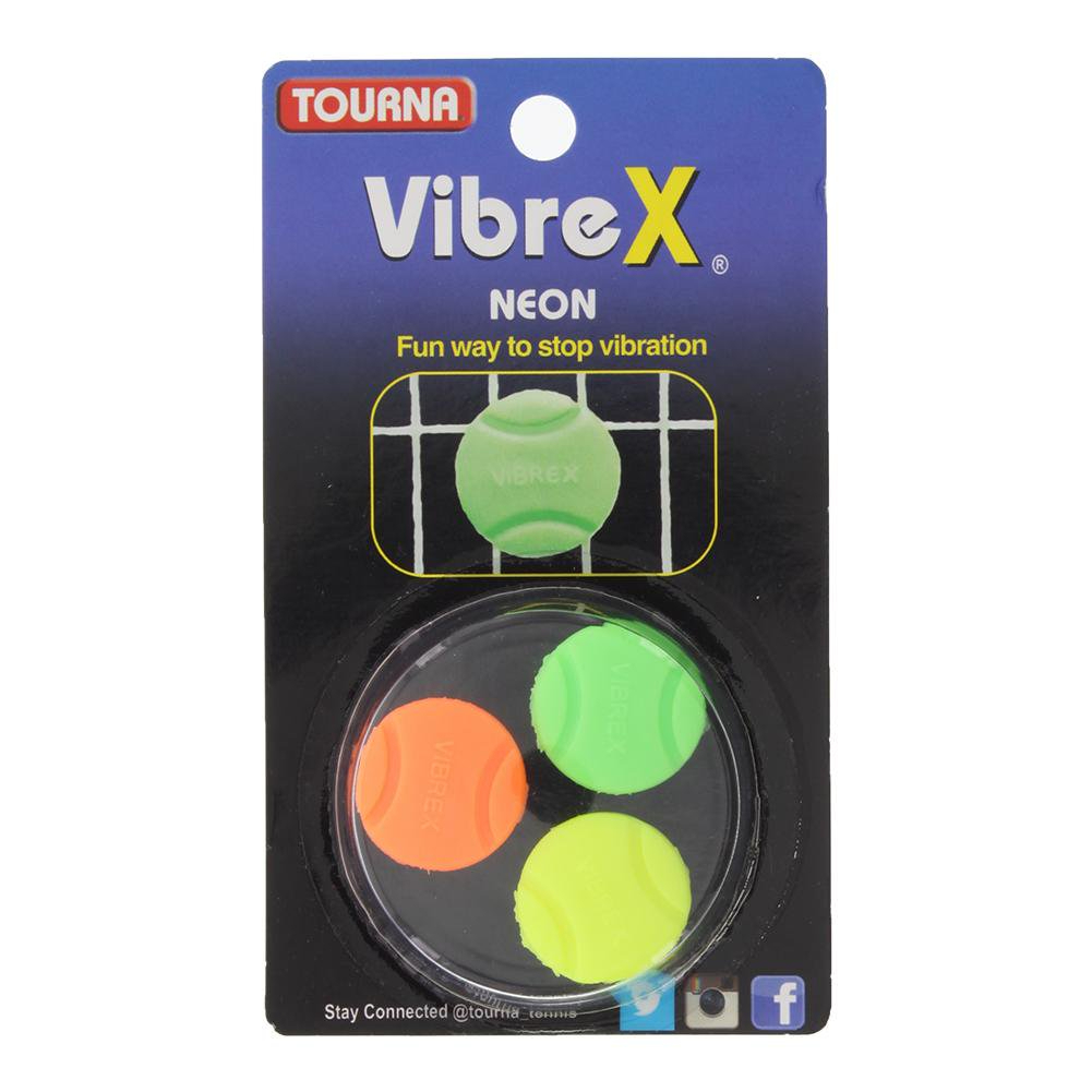 tourna-ยางกันสะเทือน-vibrex-neon-tennis-dampener-neon-green-neon-yellow-neonorange-078914199318-vib-nx