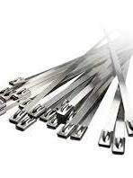 "HACO" เข็มขัดรัดสายไฟสแตนเลสกลม/Stainless Steel Ball Ties  ***ราคาต่อแพ็ค***