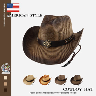 05X15 หมวกคาวบอยลายสาน Premium American Style กันแดด สวมใส่เท่ห์ ไม่เหมือนใคร
