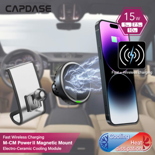 Capdase M-Cm Power Ii อุปกรณ์เมาท์ขาตั้งเซรามิก ชาร์จไว แบบแม่เหล็ก สําหรับ Porsche Macan (2014-2020)
