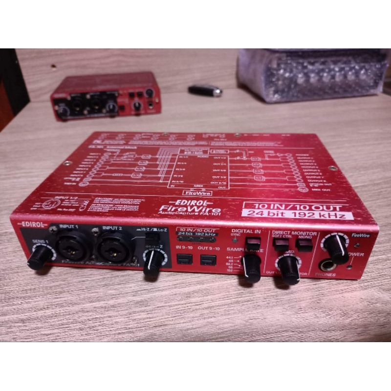 EDIROL FIREWIRE Audio Capture FA101 (10in 10out) 24bit 192khZ 🇯🇵Made