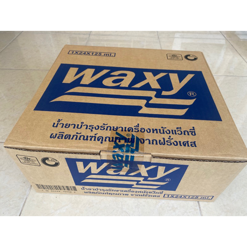 ภาพหน้าปกสินค้าน้ำยาเคลือบ เบาะหนังและยาง Waxy ขนาด 125 มล มีกลิ่นหอมเป็นเอกลักษณ์ waxy แว็กซี่ ผลิตภัณฑ์คุณภาพจากฝรั่งเศส จากร้าน bigcarimport บน Shopee