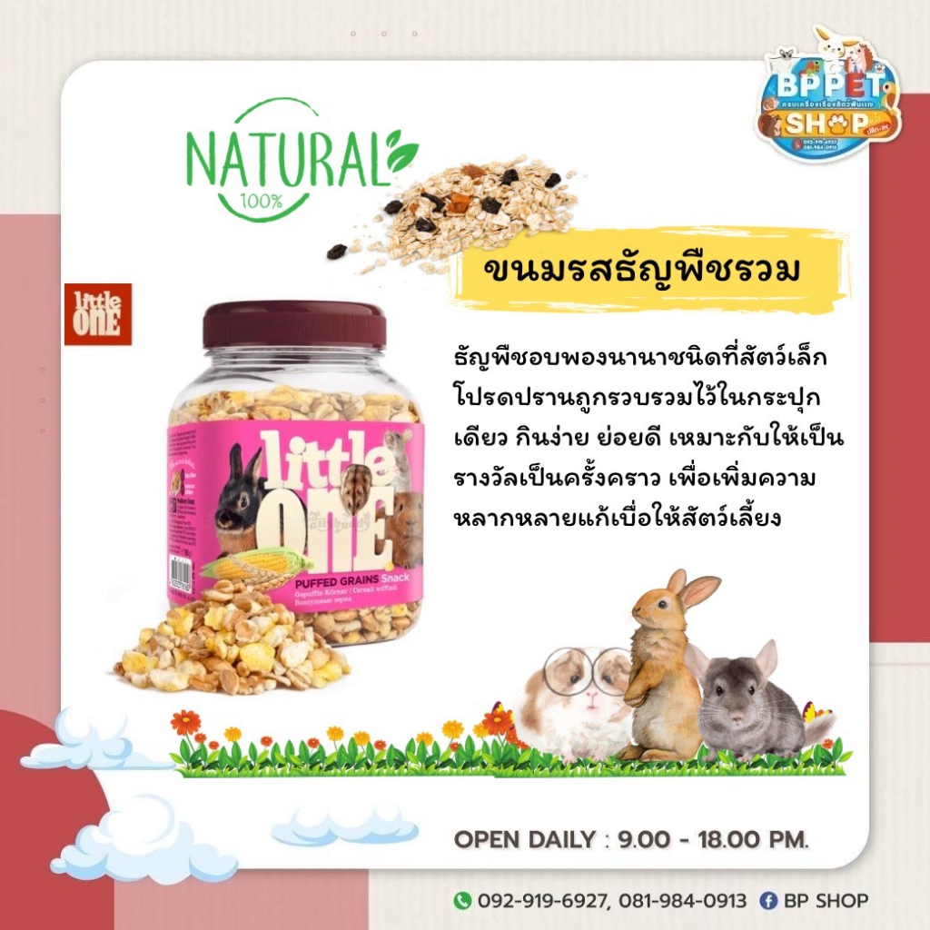 bp-pets-ขนมกระต่าย-แกสบี้-ชินชิลล่า-little-one-ขนมหนูแฮมเตอร์-กระรอก-ชูก้าร์ไกลเดอร์-ขนมสัตว์เล็ก