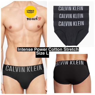 พร้อมส่ง TR14 Size L กางเกงชั้นในชาย Calvin Klein Intense Power Cotton Stretch Hip Brief