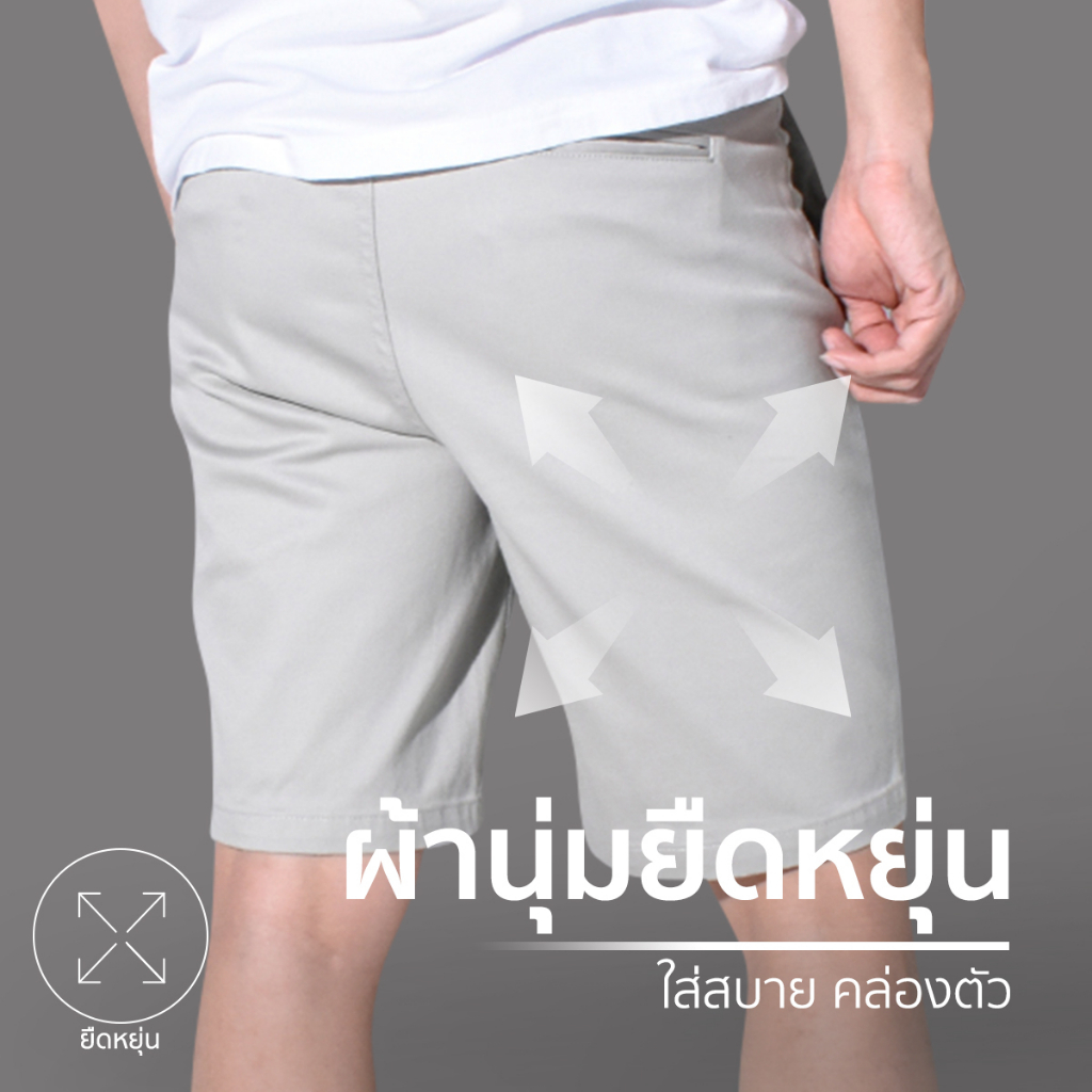 ภาพหน้าปกสินค้าera-won กางเกงขาสั้น รุ่น Japanese Vintage Shorts สี Grey Smith จากร้าน erawon_official_store บน Shopee