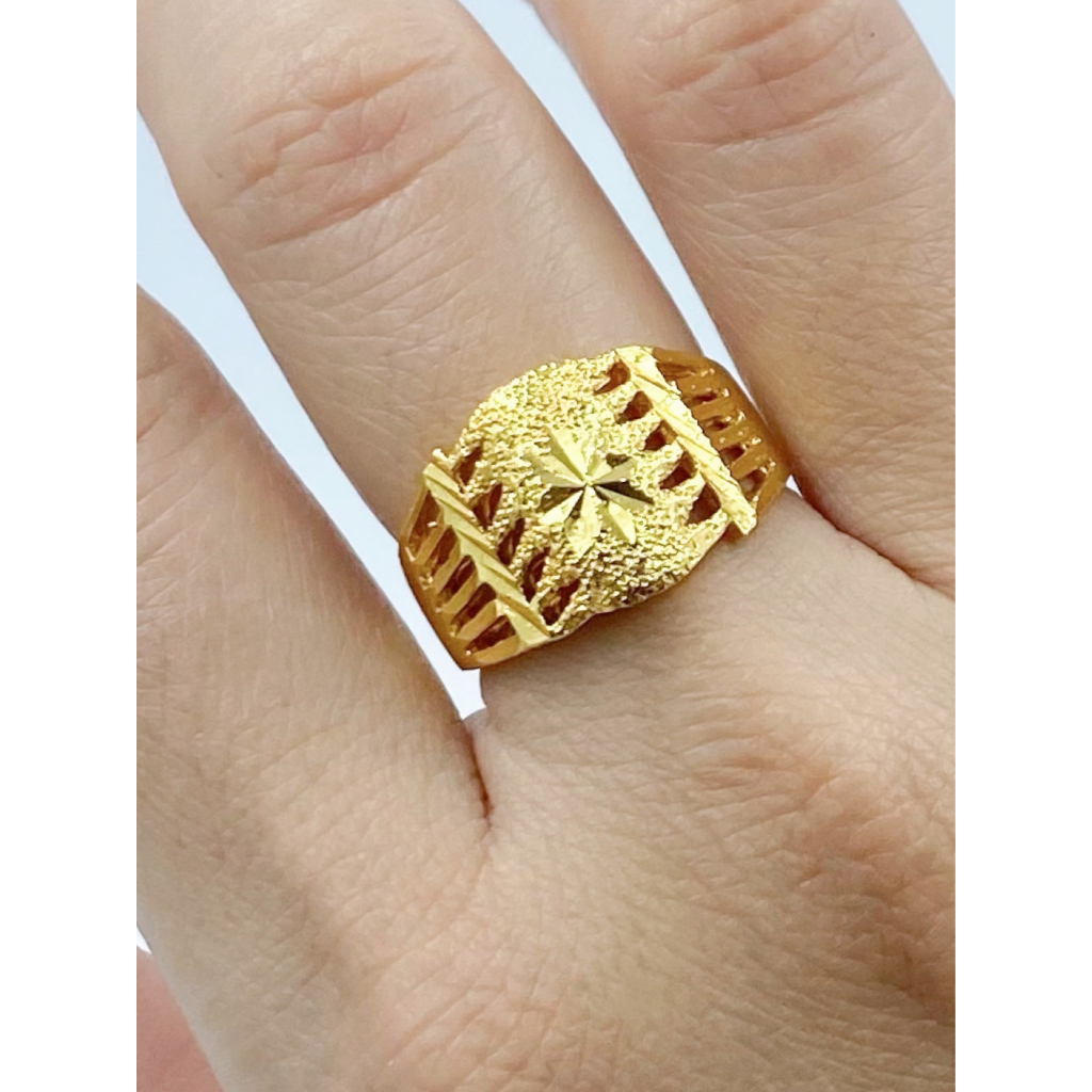 แหวนทองสานทรัพย์-จิกทอง-แหวนทอง2สลึง-แหวนทองปลอม-แหวนทองชุบ-n136-แหวนทองผู้หญิง-แหวนทองผู้ชาย