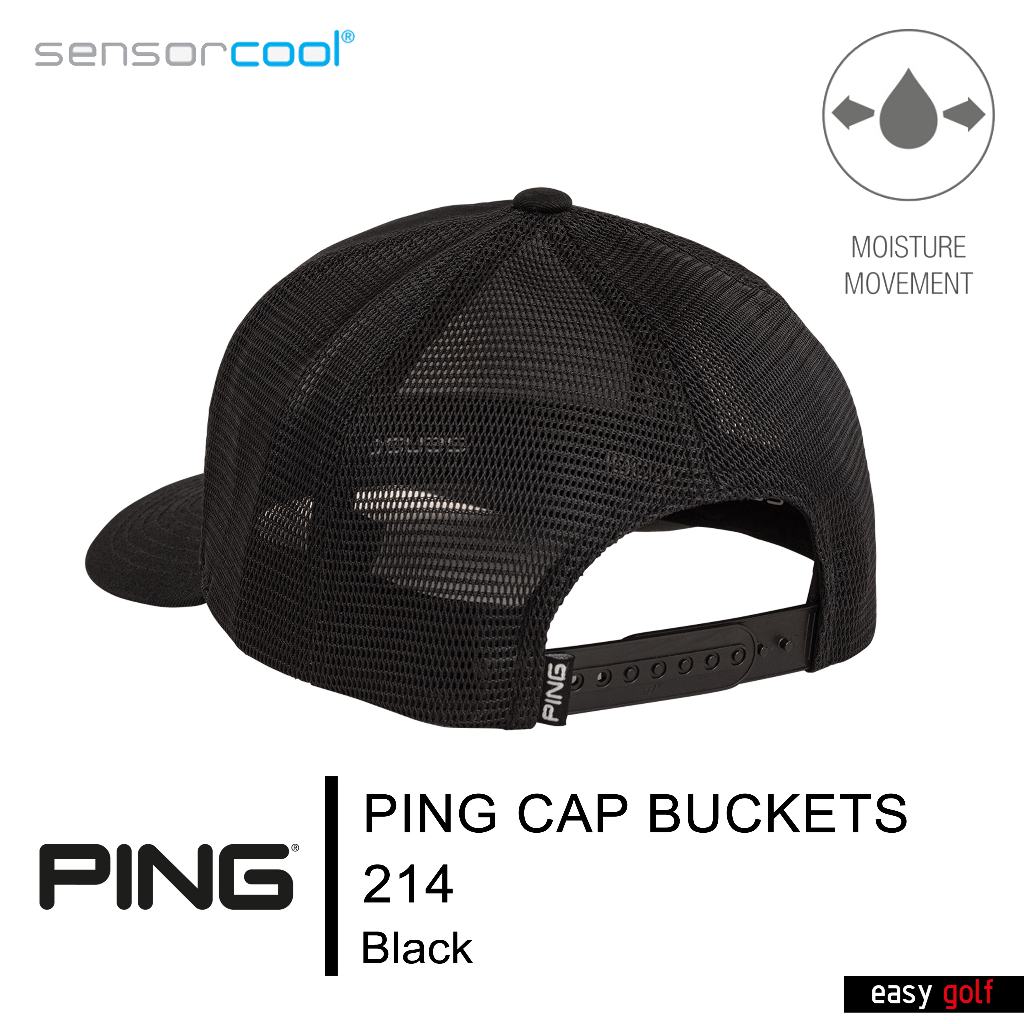 ping-cap-buckets-214-ping-cap-men-หมวกกอล์ฟ-หมวกกีฬาผู้ชาย