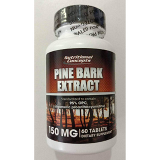 Nutritional Concepts Pine Bark Extract 150 mg 60 Tablets สารสกัดจากเปลือกสน