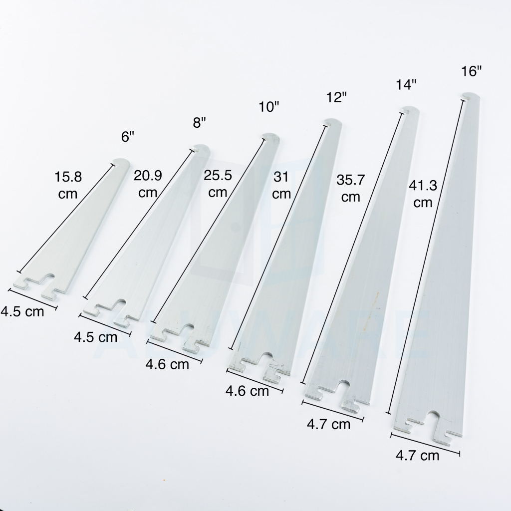 ภาพหน้าปกสินค้าแขนรับชั้น แขนรับชั้นรูตรง ฉากรับชั้น เสารับชั้น ชั้น กระจก แขนรับไม้ แขนรับชั้นกระจก แขนรับกระจก ALUWARE AW096 จากร้าน .aluware บน Shopee