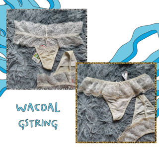 wacoal รวมแบบ gstring จีสตริง ลูกไม้ แท้ มือ 1 size M