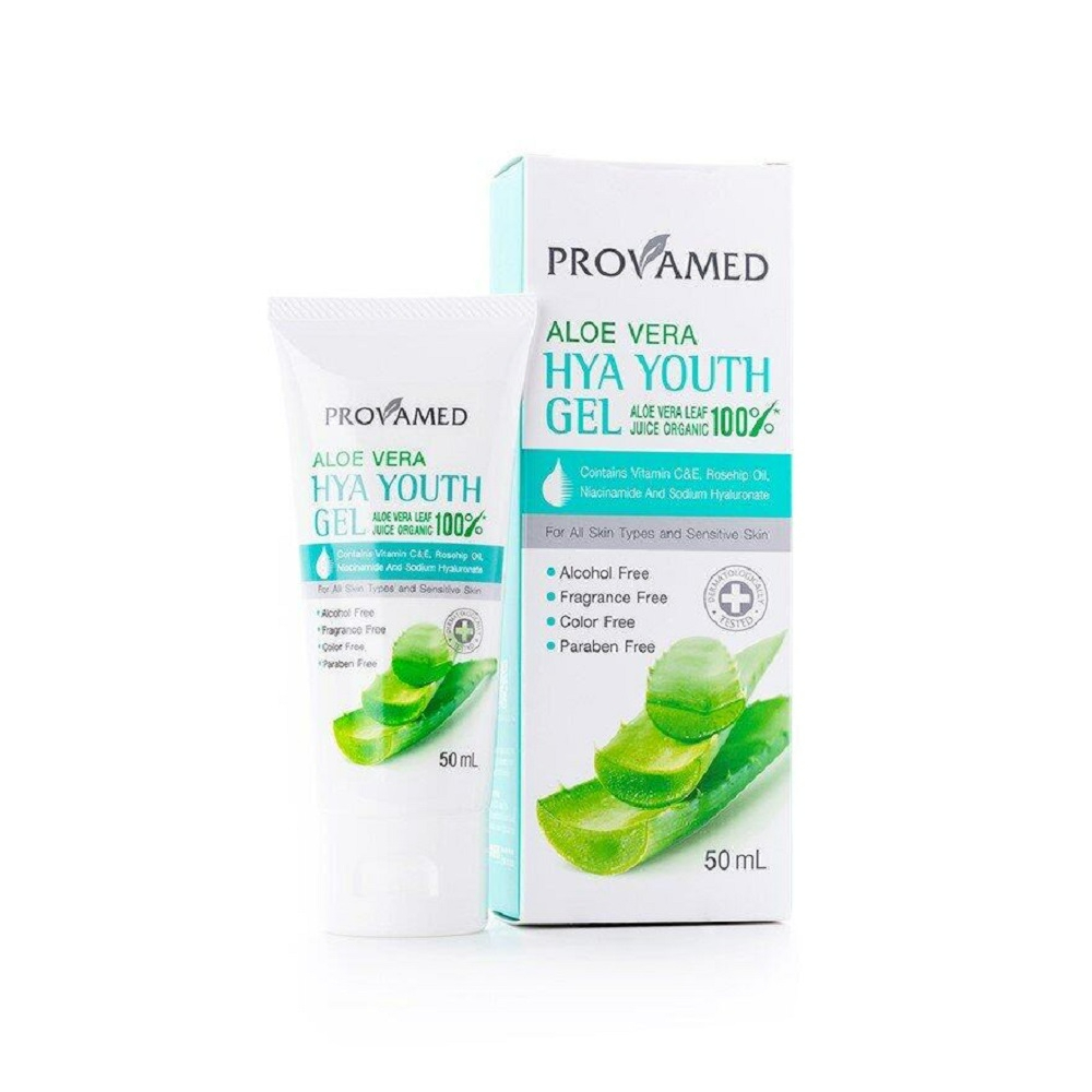 provamed-aloe-vera-hya-youth-gel-50-ml-โปรวาเมด-อโล-เวร่า-ไฮยา-ยูธ-เจล-ผลิตภัณฑ์บำรุงผิวหน้า-50-มล