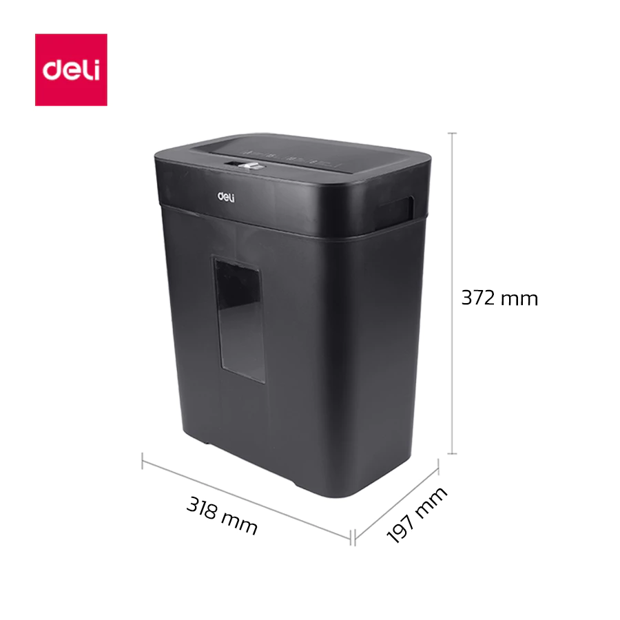 Deli เครื่องทำลายเอกสาร 12L/15L เครื่องย่อยกระดาษ A4 อัตโนมัติ  ดึงกระดาษอัตโนมัติ Paper Shredder รุ่น ET021 รุ่น ET023 รุ่น ET014 รุ่น ET015