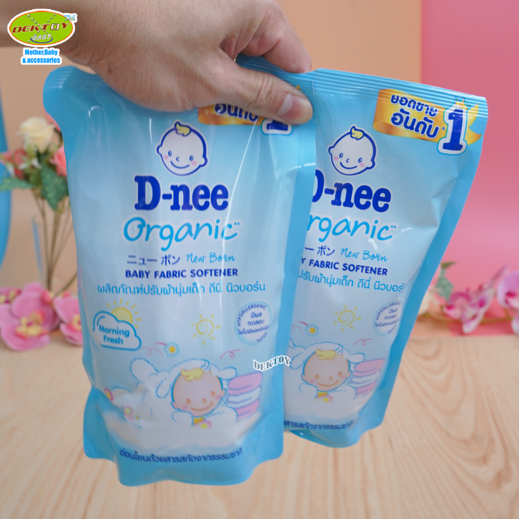 d-nee-ดีนี่-organic-น้ำยาปรับผ้านุ่ม-กลิ่น-morning-fresh-550-มล-สีฟ้า