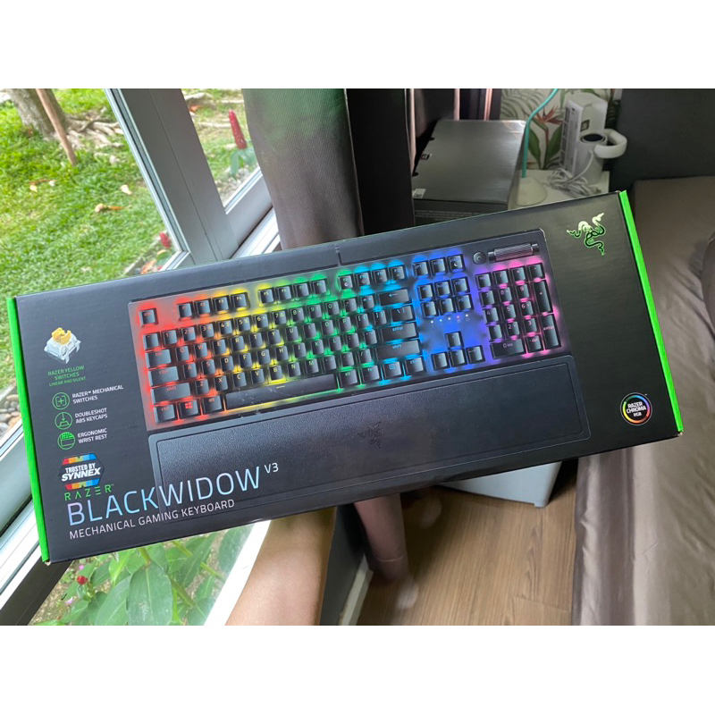 RAZER™ BLACKWIDOW V3 - MECHANICAL GAMING KEYBOARD (YELLOW SWITCH)- THAI ...