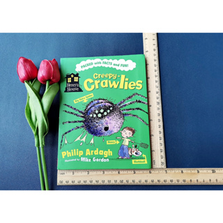 หนังสือความรู้เกี่ยวกับแมลง║Creepy-Crawlies║ ★มือสอง ★ปกอ่อน ★ขนาดกลาง 📌★★กระดาษบางหน้ามีรอยยับ