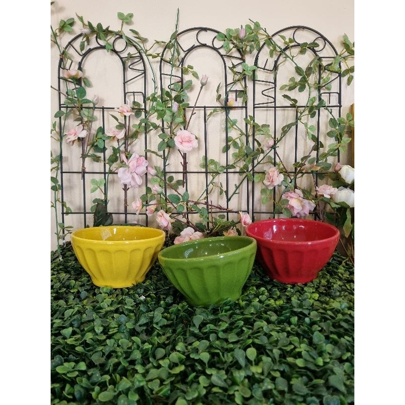 PRIMAGERA EUROSECLA BISCUIT ANTHROPOLOGIE BOWLS PORTUGALขนาด 5.5 นิ้ว งาน Potugal ใบละ 290