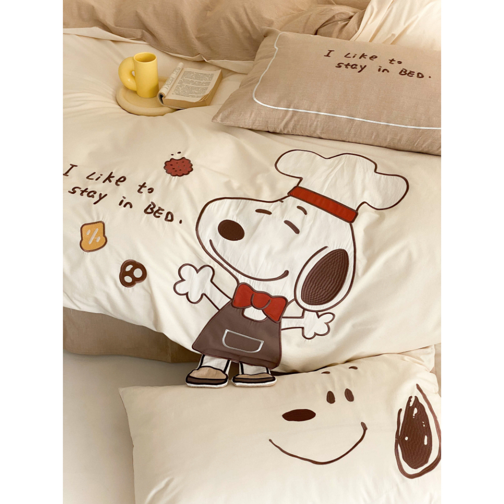 เก็บโค้ดหน้าร้าน-pre-order-ชุดเครื่องนอน-ผ้าปูที่นอน-snoopy-1003