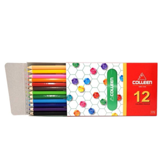 ภาพขนาดย่อของภาพหน้าปกสินค้าลด10% โค้ด10DDXNOVW3 ดินสอสี สีไม้ คอลลีน Colleen color pencil 12 สี / 24สี จากร้าน d2cstore บน Shopee