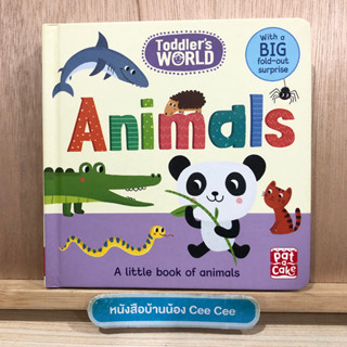 หนังสือภาษาอังกฤษ Board Book - Toddlers World Animals