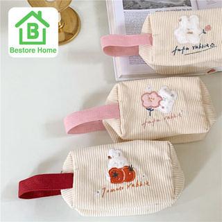 BestoreHome กระเป๋าถือ ใส่เครื่องสำอาง ใส่ของ กระเป๋าถือคล้องแขน น่ารัก